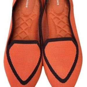 BIRDIES The Blackbird Coral Reef Knit Pointed Toe Flat Comfort